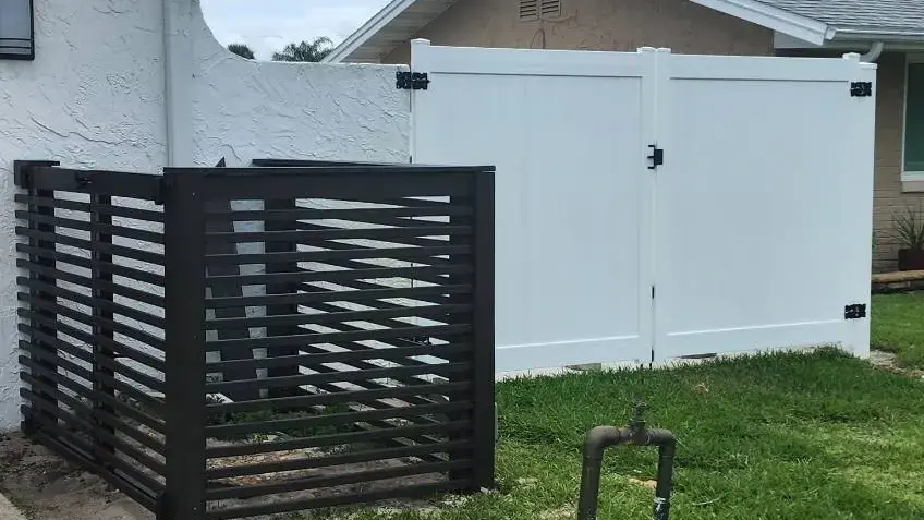 Professional fence installation by All Florida Fence